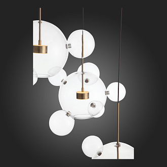 Светильник подвесной 75 см, 42W 3000K ST LUCE BOPONE SL1133.203.03 Белый,Латунь