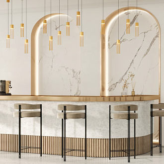 Подвесной светильник  8*92 см, LED 5W, 3000К, Золото Maytoni Imaginary MOD190PL-L5G3K