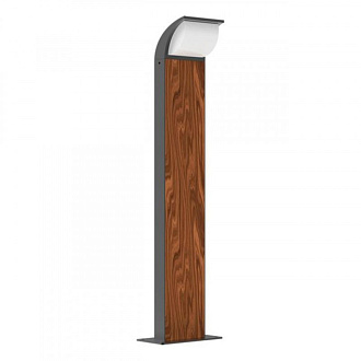 Уличный светильник 9*10*60 см, 1*LED 13W 4000K черный Arte Lamp Metropolis A1991PA-1BK
