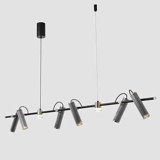 Светильник 150 см, 24W, 3000K, Crystal Lux EXTRA SP8, черный-золото