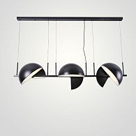 Подвесной светильник Trapeze Triplette by oblure 150*35*37 см, 6*E27*60W, ImperiumLoft 40.962, Чёрный