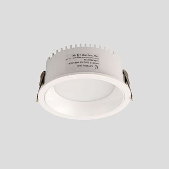 Светильник встраиваемый 10,5*4,5 см, вр 9,5 см, LED*9W, 3000K, Crystal Lux CLT 529 CLT 529C105 WH 3000K, Белый
