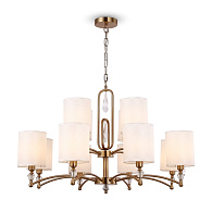 Светильник 88 см, Freya Riverside FR1007PL-12BS, латунь