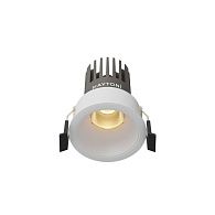Встраиваемый светильник 6.6 см, 9W, 2700K, Maytoni Technical Dip Hight DL123-10W-2.7K-W, белый