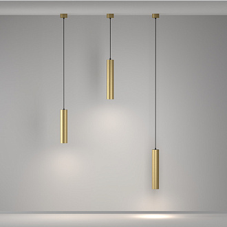 Подвесной светильник 5,4*5,4*133 см, 1*GU10, 10W, Maytoni Technical Artisan P082PL-GU10-MG золото матовое