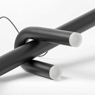 Линейно-подвесной светильник 150*11*45/175 см, 14*LED*2W Lussole Grant LSP-7194 черный