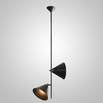 Подвесной светильник CONE 1 Black 29*32*32 см, 2*E27*60W, ImperiumLoft CONE01, Чёрный