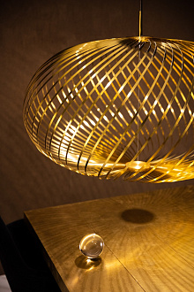 Светильник DZN-44750 ЗОЛОТО D950/H3000/2/LED/3000K SPRING PENDANT by Tom Dixon