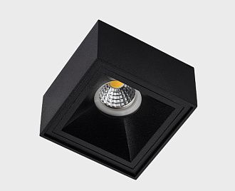 Встраиваемый светильник 9/7.5 см, GU10, IP20 Megalight M01-1018 black, черный, вр 7,2 см