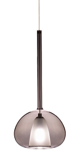 Светильник подвесной 18 см, Crystal Lux JET SP1 SMOKE Хром