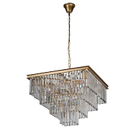 Подвесная люстра Loft IT Prism Clear 10019/600S, золото