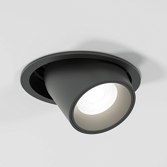 Светильник 8 см, 8W, 4000K, Elektrostandard 25086/LED, черный, вр 7,5 см