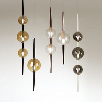 Светильник 15 см Odeon Light Lazia 4684/1, черный-янтарный