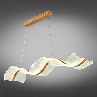 Подвесной светильник 100*30*50-150 см 40W, 4000K, 13 м2, Aployt VIOLA APL.659.03.40, латунный