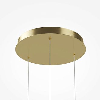 Подвесной светильник 44*31-321 см, *LED*17W, 3000K, Maytoni Sirocco MOD359PL-L17BS3K, Латунь