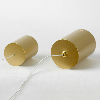 Подвесной светильник 7*140 см, 1*LED*20W 4000K Lussole Gilmer LSP-0931 матовое золото