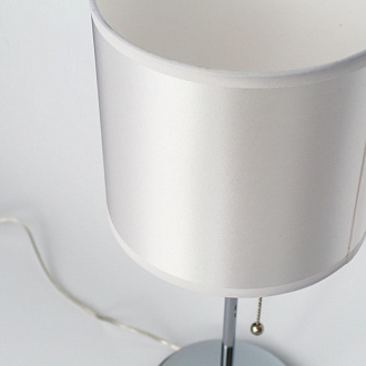 Настольный светильник с выключателем Citilux Аврора CL463810, хром, белый