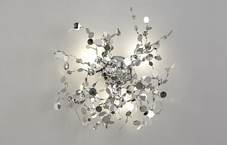 Бра Crystal L ux GARDEN AP-PL3 D400 CHROME Хром