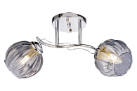 Люстра L440 x W150 x H210, мм, 2*40W (80W), CHROME (Хром) Rilon 06534/2 CHROME