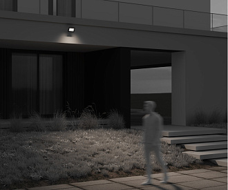 Прожектор 21 см, 50W, 4000K, Maytoni Flood FL001-L50B4K, черный