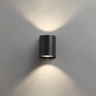 Уличный настенный светодиодный светильник Novotech Opal 358294, 8W LED, 4000K, черный