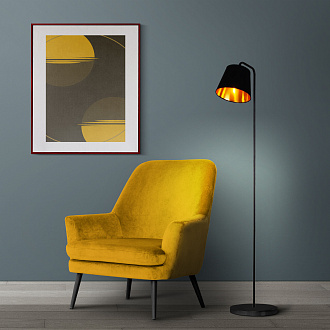 Торшер в стиле лофт Eurosvet Montero 01135/1 черный