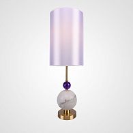 Настольная лампа Marble Ball SN009 80*30*30 см, 1*E27*60W, ImperiumLoft sn009, Латунь, Синий, Белый