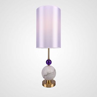 Настольная лампа Marble Ball SN009 80*30*30 см, 1*E27*60W, ImperiumLoft sn009, Латунь, Синий, Белый