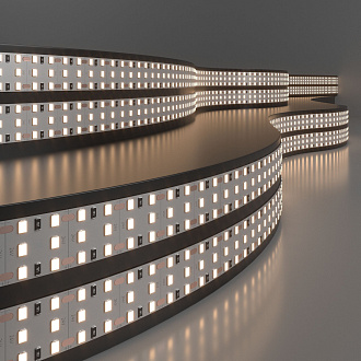 Лента светодиодная 360LED 26W IP20 трехрядная 3300К теплый белый 2835 24V 360Led 26W IP20 Elektrostandard