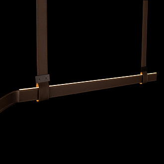 Подвесной светильник 120*5*120 см, 1*LED*48W LOFT IT Strong 10241/1200 коричневый