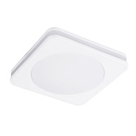 Встраиваемый светильник 9,5*5,9 см, 1*LED*12W, 4000К, Arte lamp Tabit Белый A8433PL-1WH, вр 7,8 см
