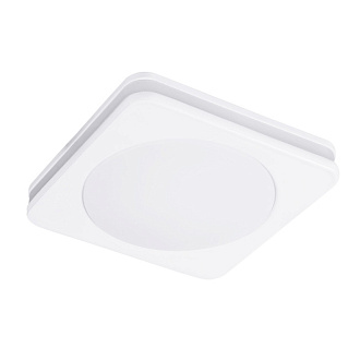 Встраиваемый светильник 9,5*5,9 см, 1*LED*12W, 4000К, Arte lamp Tabit Белый A8433PL-1WH, вр 7,8 см