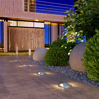 Подсветка для лестниц и дорожек MRL LED 1105 алюминий Elektrostandard