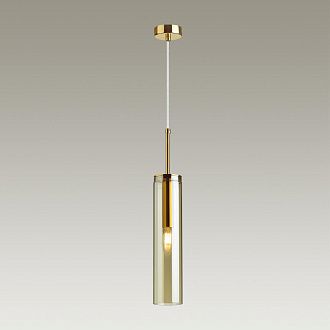 Подвесной светильник Odeon Light Klum 4693/1, золото-янтарный