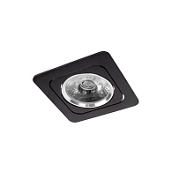 Встраиваемый светильник 12*12*7 см, 1*LED*20W 4000K LOFT IT Screen 10328/B Black черный, вр 7*8,5 см