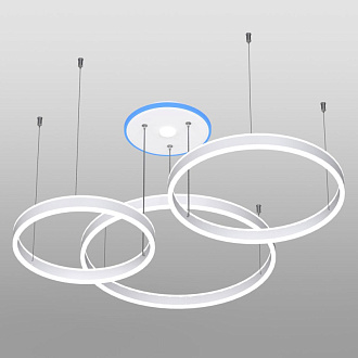 Люстра 120 см LED*180 W, 3000 / 5500 К Citilux Дуэт Белый CL719A700