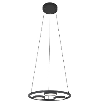 Светильник 45 см, 24W, 4000K, Crystal Lux CLT 027C3 D450 BL, черный