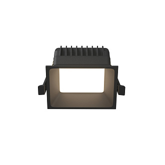 Встраиваемый светильник Downlight 8*8*4,5 см, 8W, 3000-4000-6000K 120° Maytoni Technical Okno DL056-8W3-4-6K-B черный, вр 8*8 см