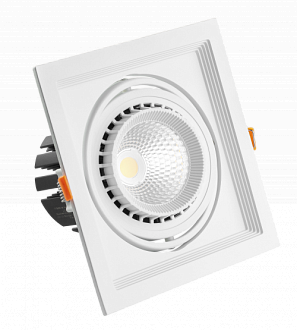 Карданный светодиодный светильник LM-30W-NW-WH, 30W LED, 3000К, белый
