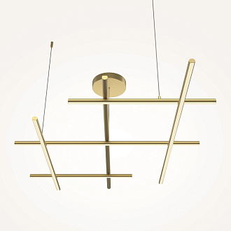 Подвесной светильник 115,6*80*312 см, LED, 80W, 3000К, Maytoni Radiance MOD278PL-L86G3K золото матовое