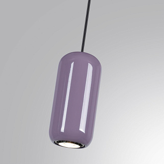 Подвес 7,6*7,6*120 см, 1 GU10*4W, Odeon Light Ovali, черный 5053/1