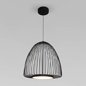 Подвесной светильник 45*45*60-160 см, LED*39W, 4000K, Eurosvet Comodita 40010/1 LED, черный, a069296