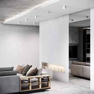 Светильник LED 10W, 4200 К, 8,4*8,4*8,4 см, белый, Elektrostandard Orson 25034/LED