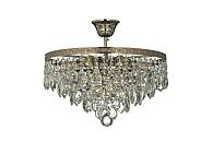 Люстра потолочная *38*32 см, 5*E27*60W, Arti Lampadari Castellana Nickel Castellana E 1.3.38.602 N, Матовый никель