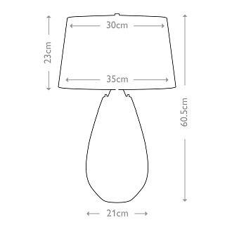 Настольная лампа Elstead Lighting, Арт. LENA-TL-S-SMOKE-OWSS