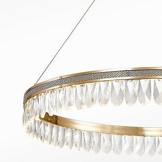 Светильник 80 см, 43W, 3000K, Favourite Palatium 4207-8P, золото