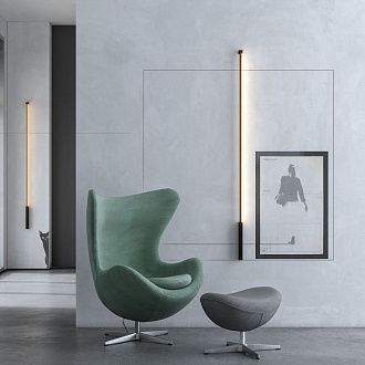Светильник 148 см, 20W, 4000K, Elektrostandard Alto LED 40133/LED, черный