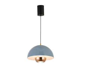 Светильник 23 см, 8W, 4000K, Kink Light 07524-23,05, черный-голубой