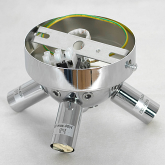 Люстра потолочная Lussole LSP-8779, 40*22 см, хром