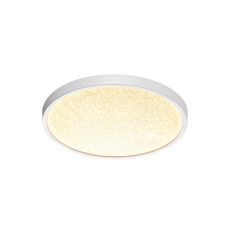 Cветильник 30*2,5 см, LED 24W, 3000/4000 К, IP40, белый, пластик Sonex Omega White, 7661/24L